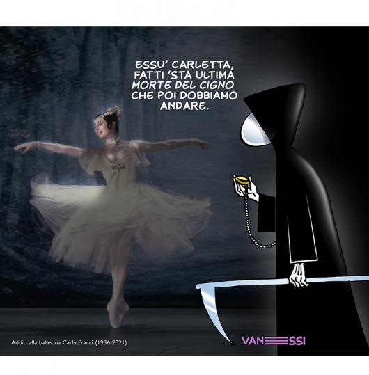 Carla Fracci, La Sylphide 1985